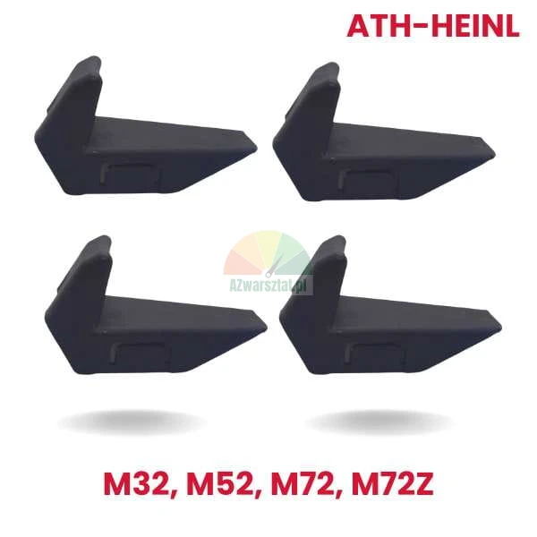 Set of 4 plastic jaw protectors for ATH-Heinl tire changers M32, M52, M72, M72Z, black protective covers.