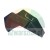 Black plastic trigger lever part for power tools.