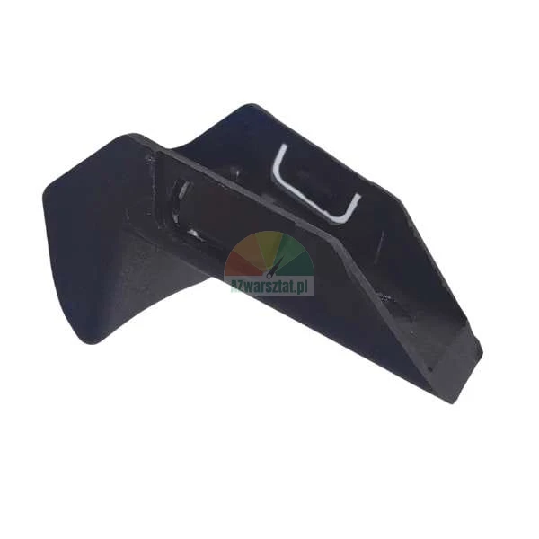 Black plastic trigger lever part for power tools.