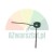 Torsion spring for a door handle, metal mechanical component.