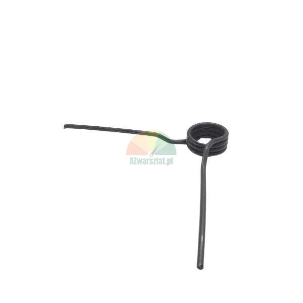 Torsion spring for a door handle, metal mechanical component.