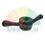 Black quick-release wing nut for a wheel balancer with a red release button.