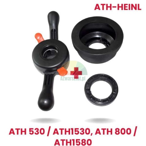 Replacement ATH-Heinl: Quick-release nut and alloy rim adapter kit for models 530/1530, 800/1580