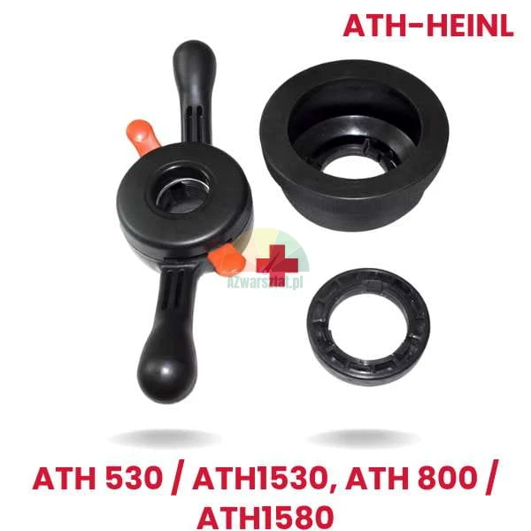 Replacement ATH-Heinl: Quick-release nut and alloy rim adapter kit for models 530/1530, 800/1580