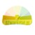 Yellow plastic divider for poultry feeder