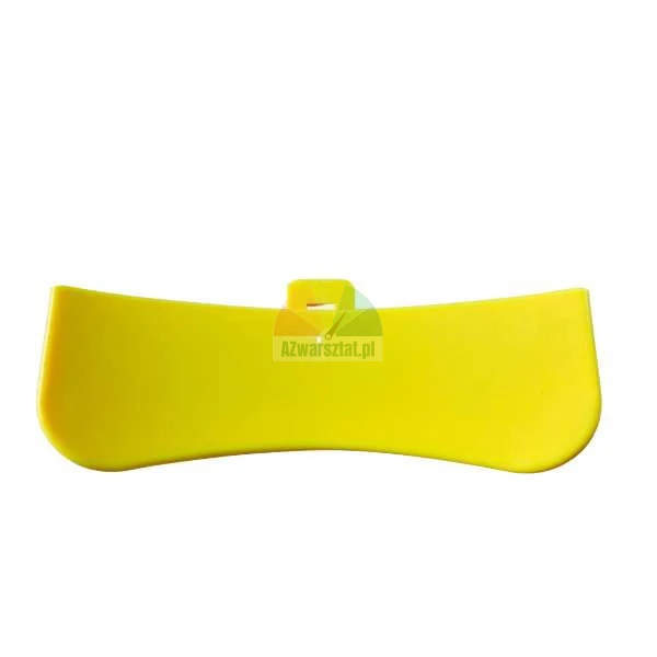 Yellow plastic divider for poultry feeder