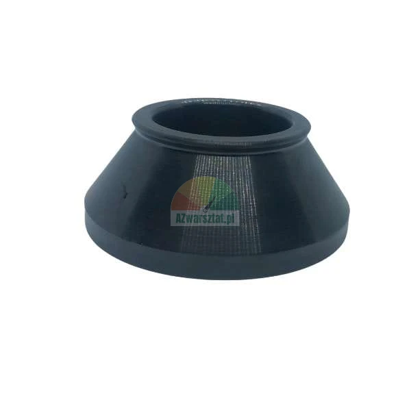 Black conical dust cover for bicycle or scooter headset