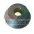 Black rubber industrial bushing or seal with a conical shape and a central hole.
