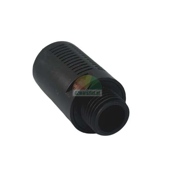Black plastic pneumatic silencer with external thread