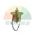 Electromagnetic solenoid plunger with wires and mounting flange