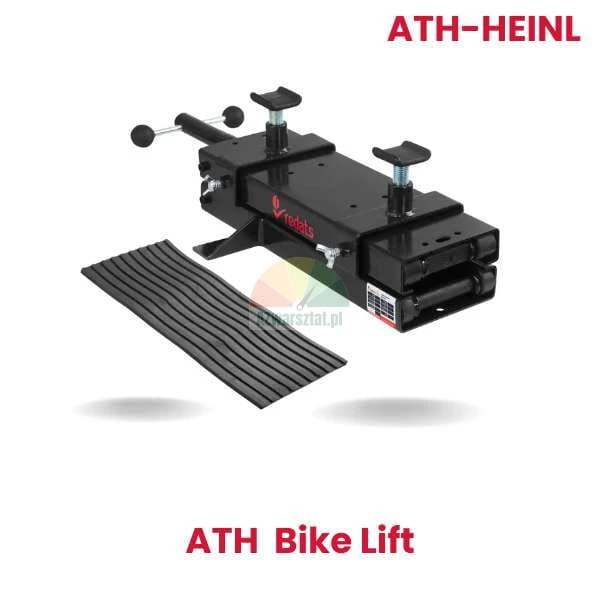 Black REDATS mini motorcycle lift replacement for ATH-Heinl Bike Lift with rubber mat.