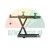 Redats motorcycle scissor lift jack with adjustable saddles on a white background