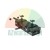 REDATS hydraulic rolling pit jack for vehicle axles with adjustable lifting points.