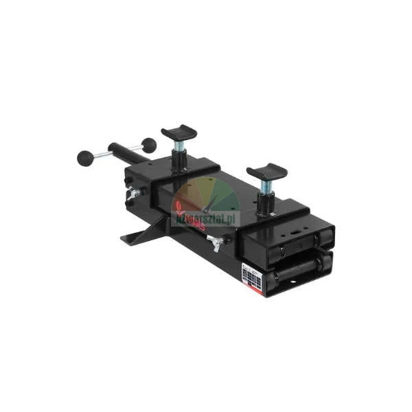 REDATS hydraulic rolling pit jack for vehicle axles with adjustable lifting points.