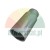 Silver metal tool sleeve with a notch on the edge, professional mechanical component.