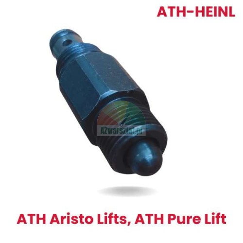 Black metal lowering valve replacement for ATH-Heinl Aristo Lifts and Pure Lift workshop lifts