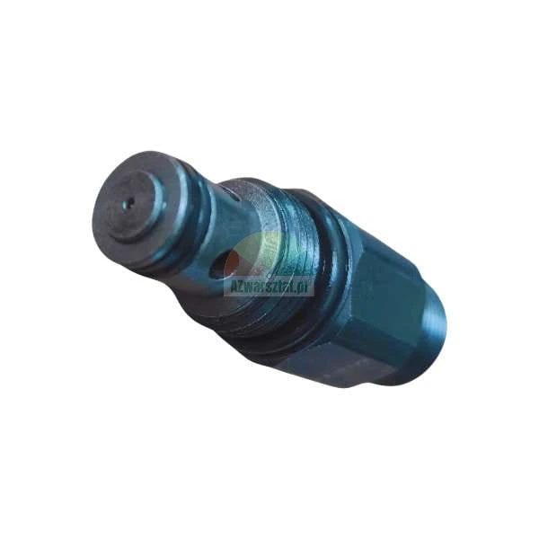 Metal hydraulic cartridge valve with seals isolated on white background