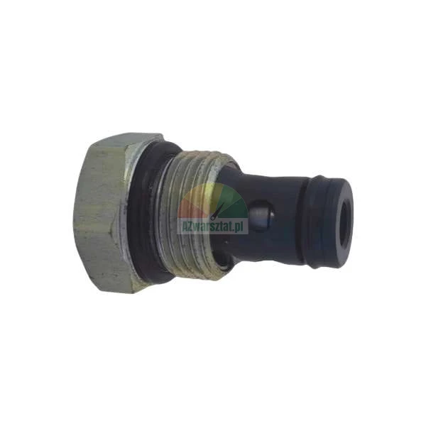 Metal cartridge check valve with o-ring and hexagonal head
