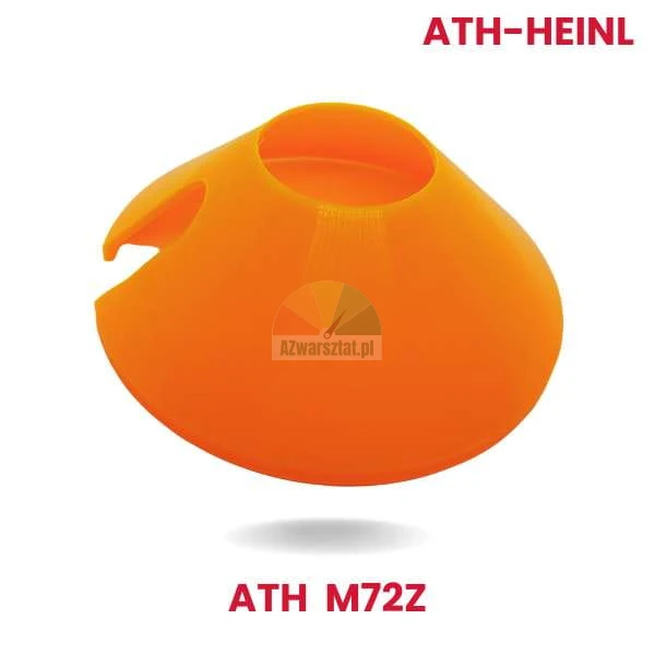 Orange plastic protection cone replacement for ATH-Heinl M72Z 120mm for wheel balancing machines.