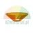 Yellow training saucer cone with a cutout for a pole