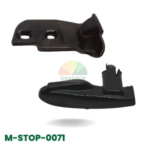 Black foot cover SAL set, two plastic components, M-STOP-0071