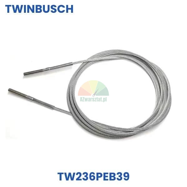 Steel lifting cable for Twin Busch TW236PEB39 - high quality replacement part