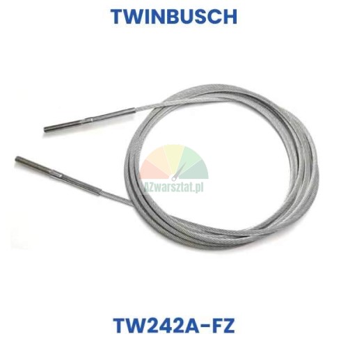 Steel synchronization cable 8.82m for Twin Busch TW242A-FZ lift with threaded ends