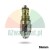 Hydraulic pressure relief valve 16mm with 19mm thread, silver metal cartridge valve.