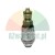 Hydraulic cartridge valve with O-rings and threaded body