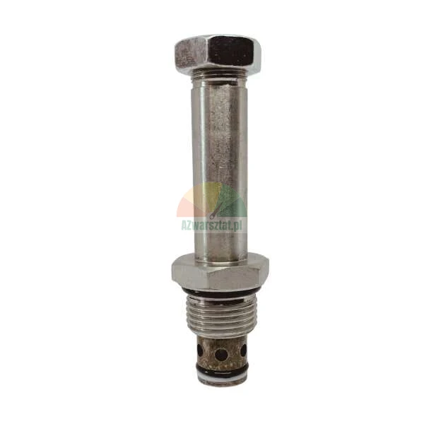 Hydraulic cartridge valve with hexagonal head and O-ring seal