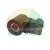 Solenoid valve coil with DIN connector, black body with transparent plug.