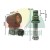 16mm / 24V DC solenoid coil with lowering valve and technical dimensions