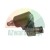 Hydraulic cartridge solenoid valve with coil and connector