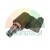 Hydraulic cartridge solenoid valve with coil and transparent electrical connector