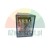 Omron MY4N electromagnetic relay in a transparent blue housing with visible internal components.