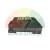 Black plastic relay socket with multiple pin slots and side fins on a white background.