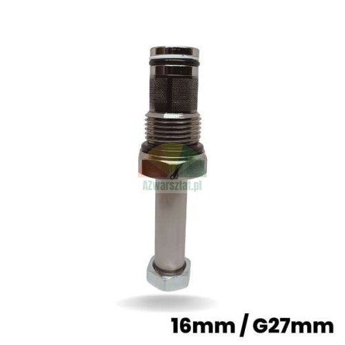 Lowering valve for solenoid coil 16mm / G27mm shown on a white background.