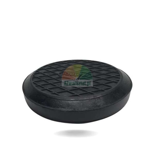 Rotary lift rubber pad with anti-slip diamond pattern surface