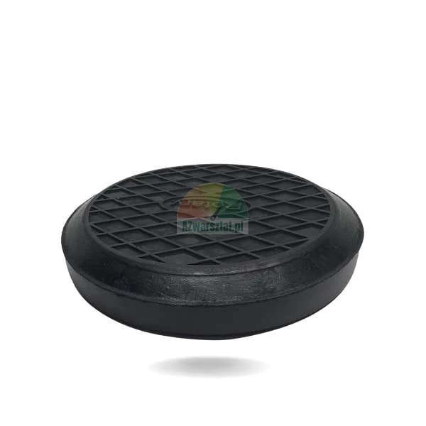 Rotary lift rubber pad with anti-slip diamond pattern surface
