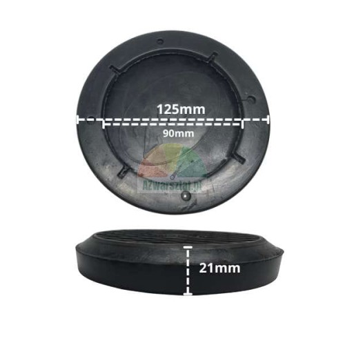 Rubber pad for Rotary lift 125mm x 21mm