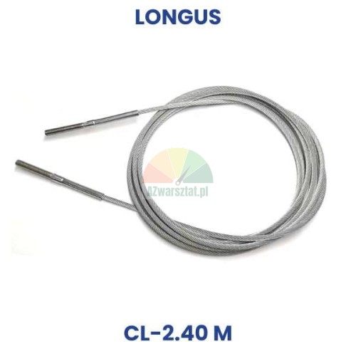 Steel lift cable CL 2.40 M - replacement for Longus