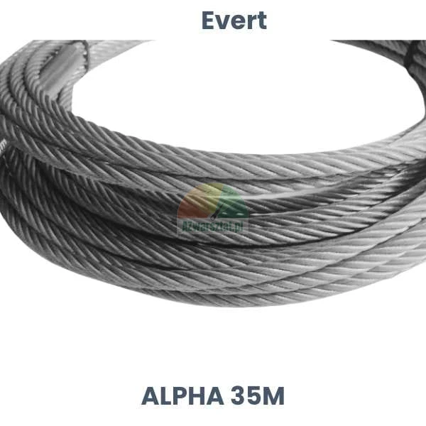 Replacement Evert: Steel cable for Evert Alpha 35M lift
