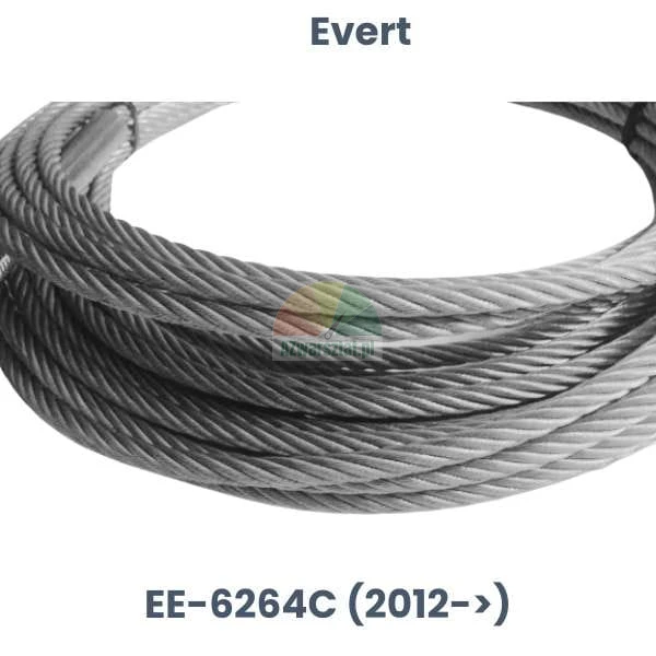 Replacement steel cable for Evert lift EE-6264C (models after 2012).