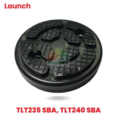 Replacement rubber pad for Launch TLT-235 SBA and TLT-240 SBA lift, round jack pad for two-post lift.