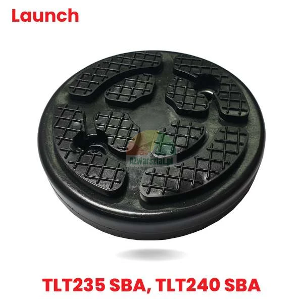 Replacement rubber pad for Launch TLT-235 SBA and TLT-240 SBA lift, round jack pad for two-post lift.