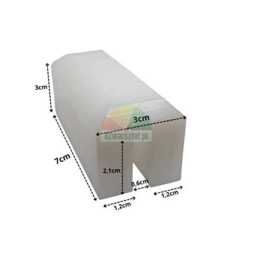 White lift slider 7cm x 3cm x 3cm