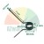 Tire changer rotation switch spring 30mm with technical dimensions