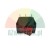 Red illuminated rocker switch with 3 pins, 16A 250V AC rating.