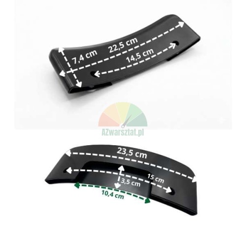 Bead breaker blade protector 24.5 cm with dimensions
