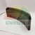 Curved dark brown ceramic element with two mounting holes.
